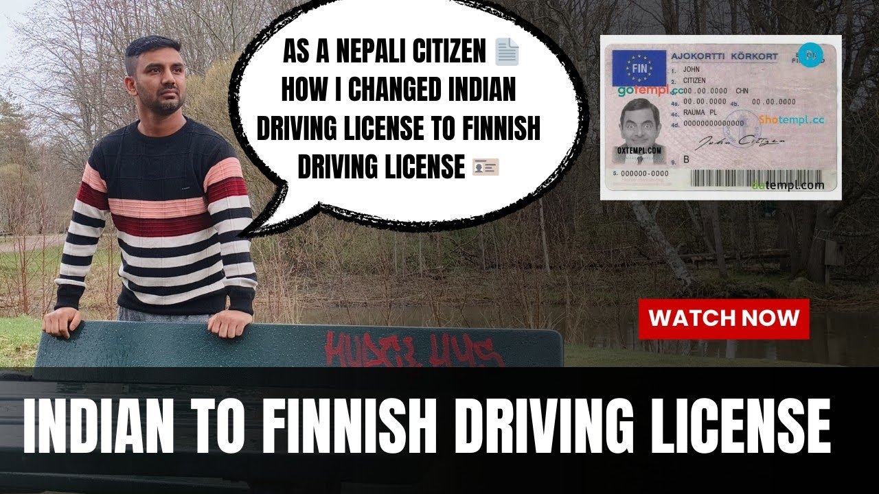 As A Nepali Citizen How I Changed Indian Driving license 🪪 To Finnish Driving license 🪪 Useful Video