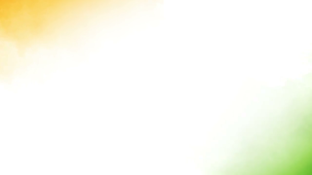 Abstract Tricolour Gradient Design Representing Indian National Flag Animation | Green Screen
