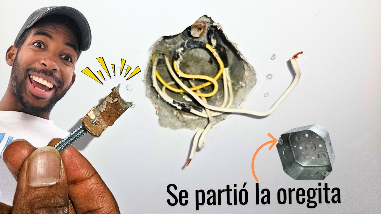 Cuidado al instalar abanico de techo