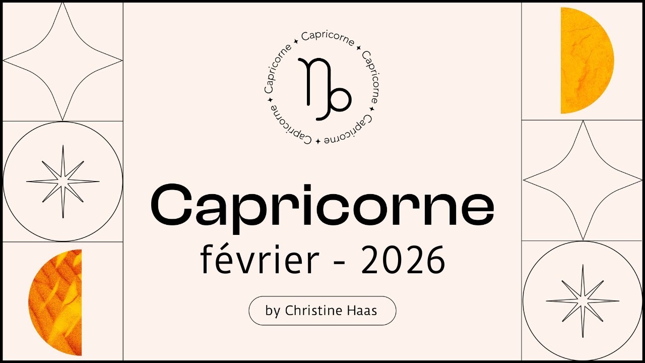 Horoscope Capricorne ♑️ F&eacute;vrier 2026 🦉 par Christine Haas