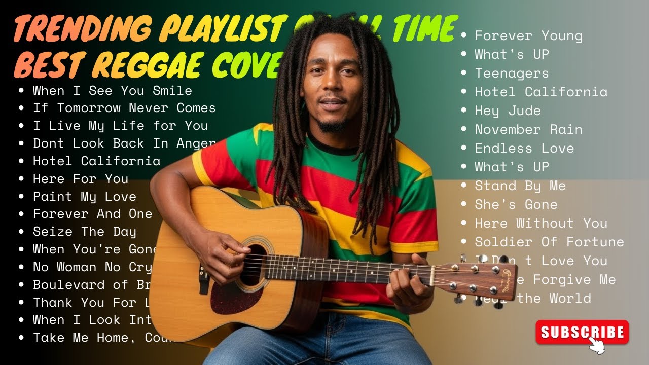 Smooth Reggae Cover Playlist | Chill English Songs for Easy Listening and Relaxing