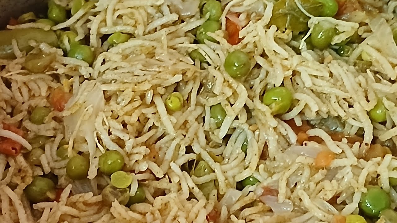பச்சைப்பட்டாணி புதினா புலாவ்/Peas Puthina Pulav/ Pulav Rice