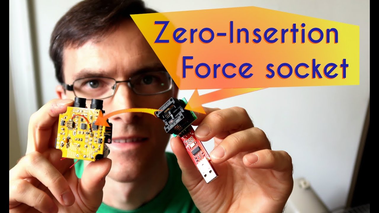 Programming microcontroller SOIC-8/SOP8 using a ZIF Socket for ATtiny85 with Arduino IDE