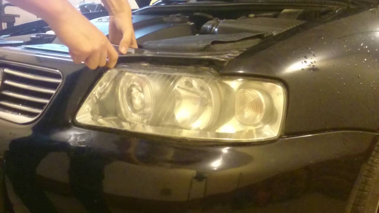 Jak zdjąć przedni reflektor od audi a3 8L  /  How to remove the front headlight from Audi A3 8L