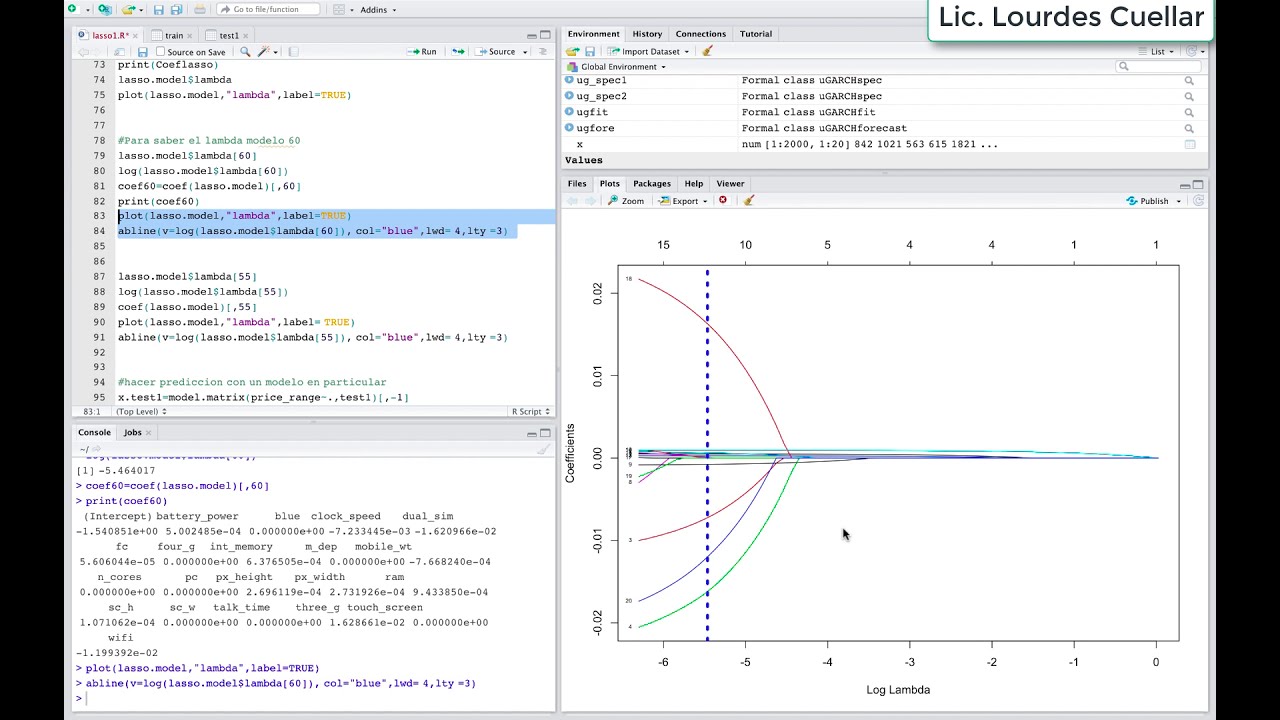 Regresión Lasso en Rstudio | Métodos de Penalización | Machine Learning