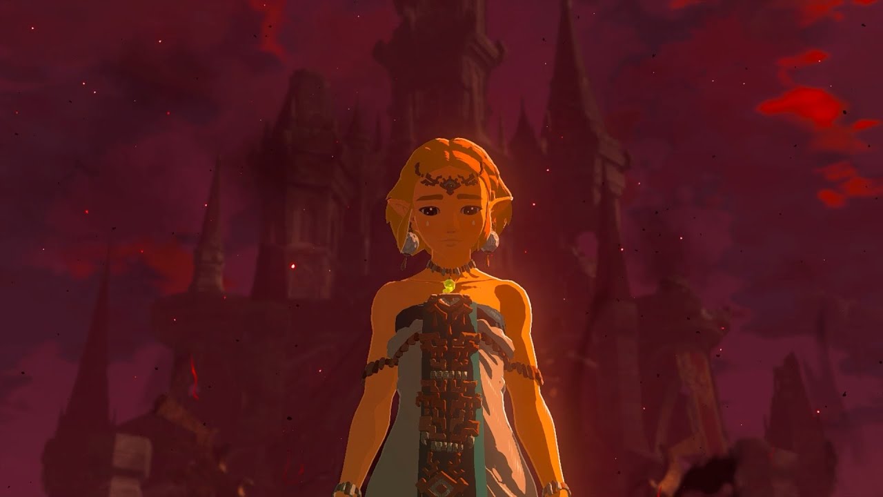 Luna carmes&iacute; en el castillo | The Legend of Zelda: Tears of the Kingdom