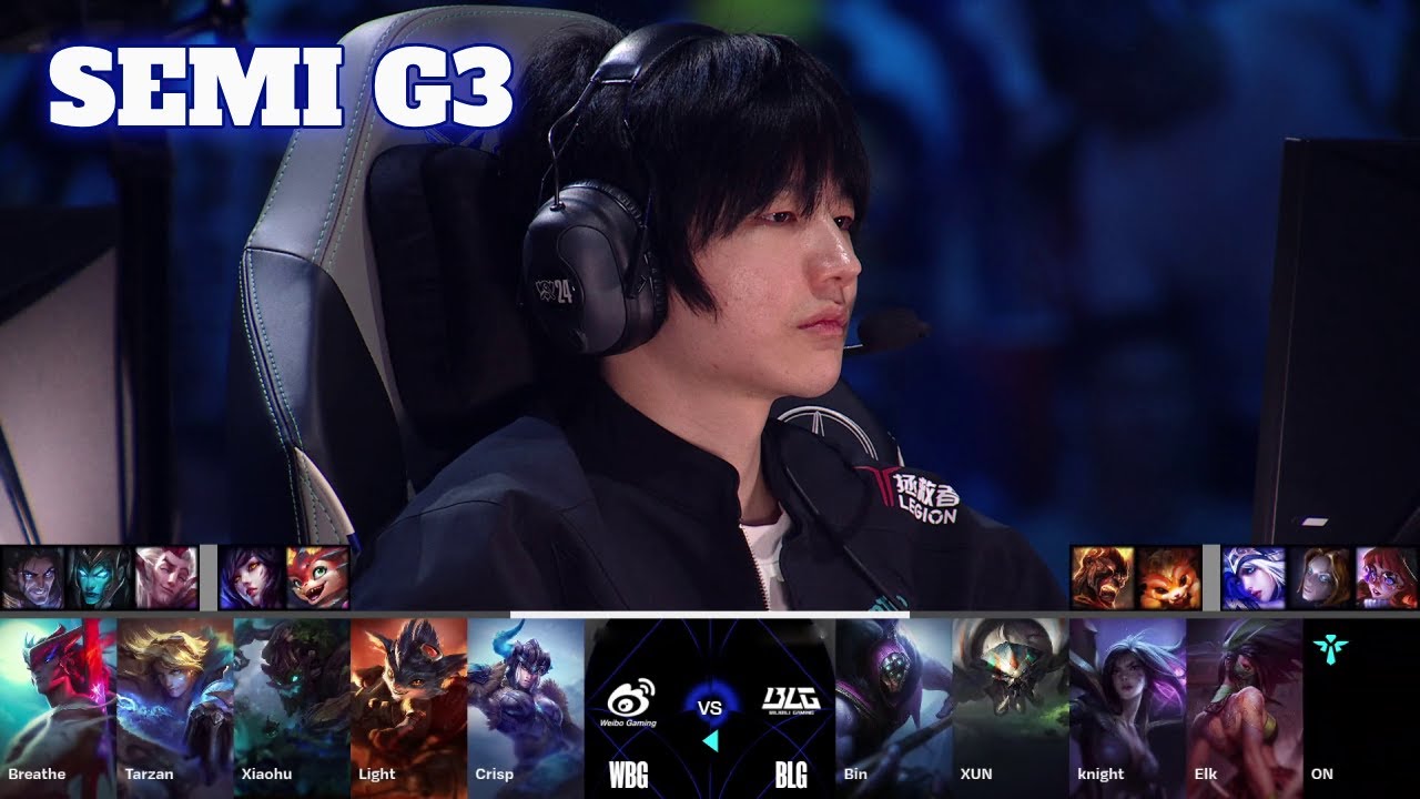 WBG vs BLG - Game 3 | Semi Final LoL Worlds 2024 | Weibo Gaming vs Bilibili Gaming G3 full