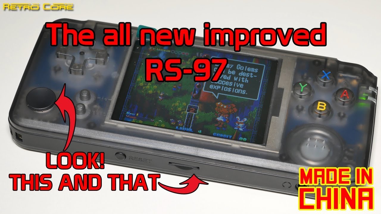 All new RS-97 - The King of Chinese handhelds just got much better!