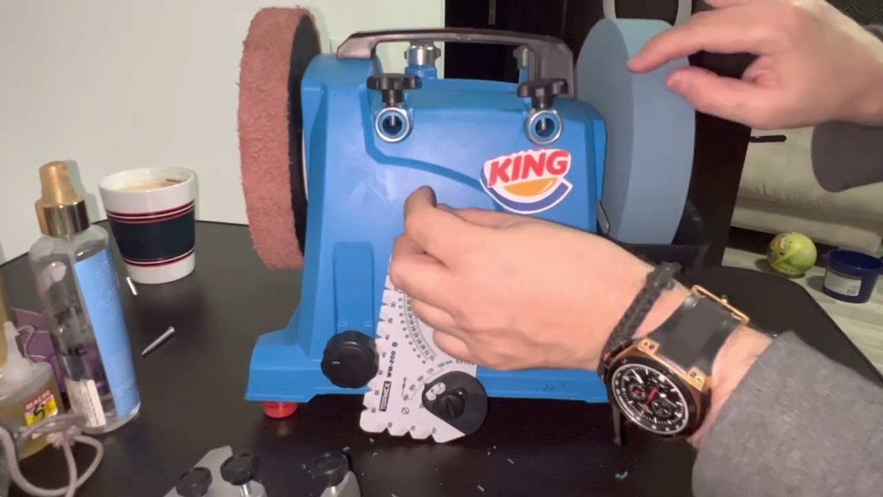 Güde GNS 200 VS sharpener DIY Things to do Tune before first Use VS comes from vs TORMEK