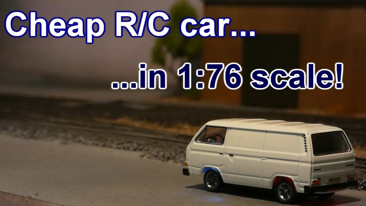 Remote control car in 1:76 scale... the cheap & easy way!