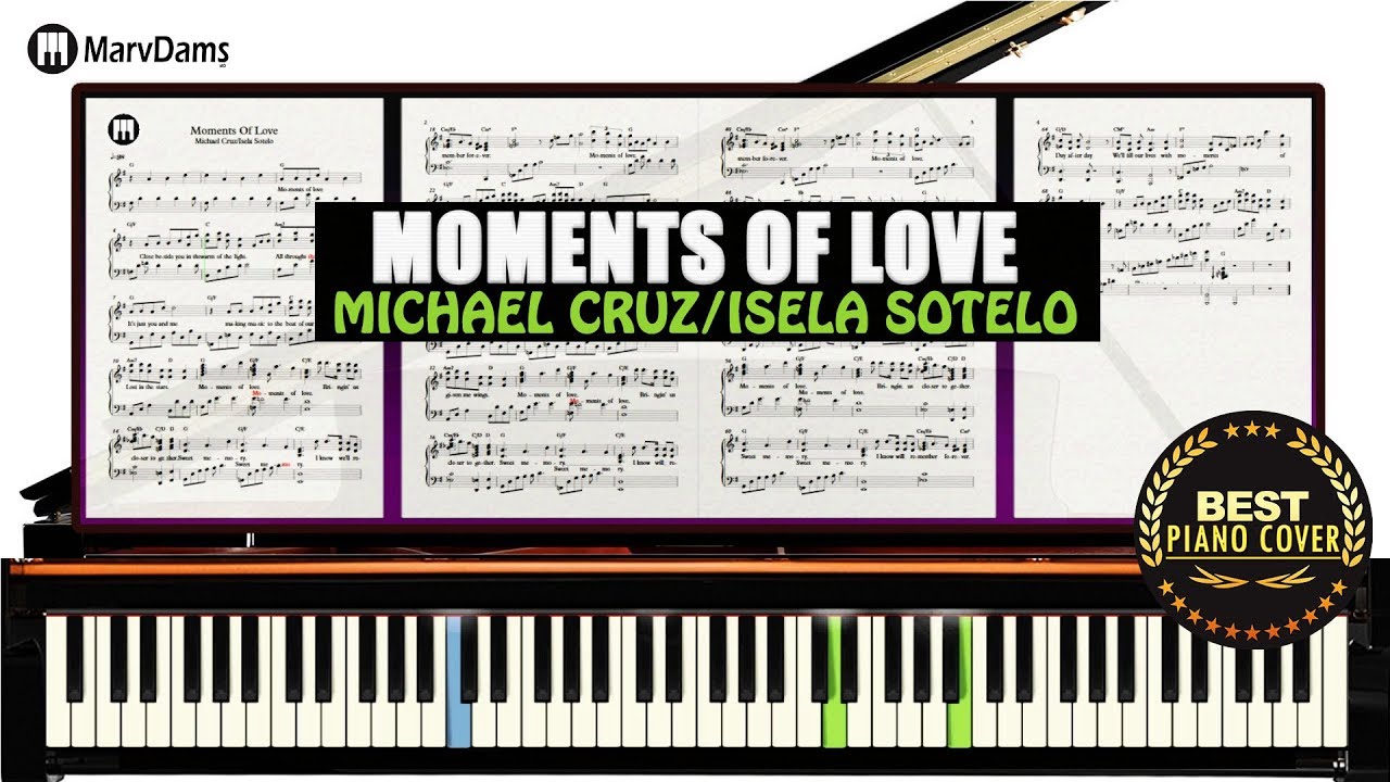 ♪ Moments Of Love /Piano Cover Instrumental Tutorial Guide
