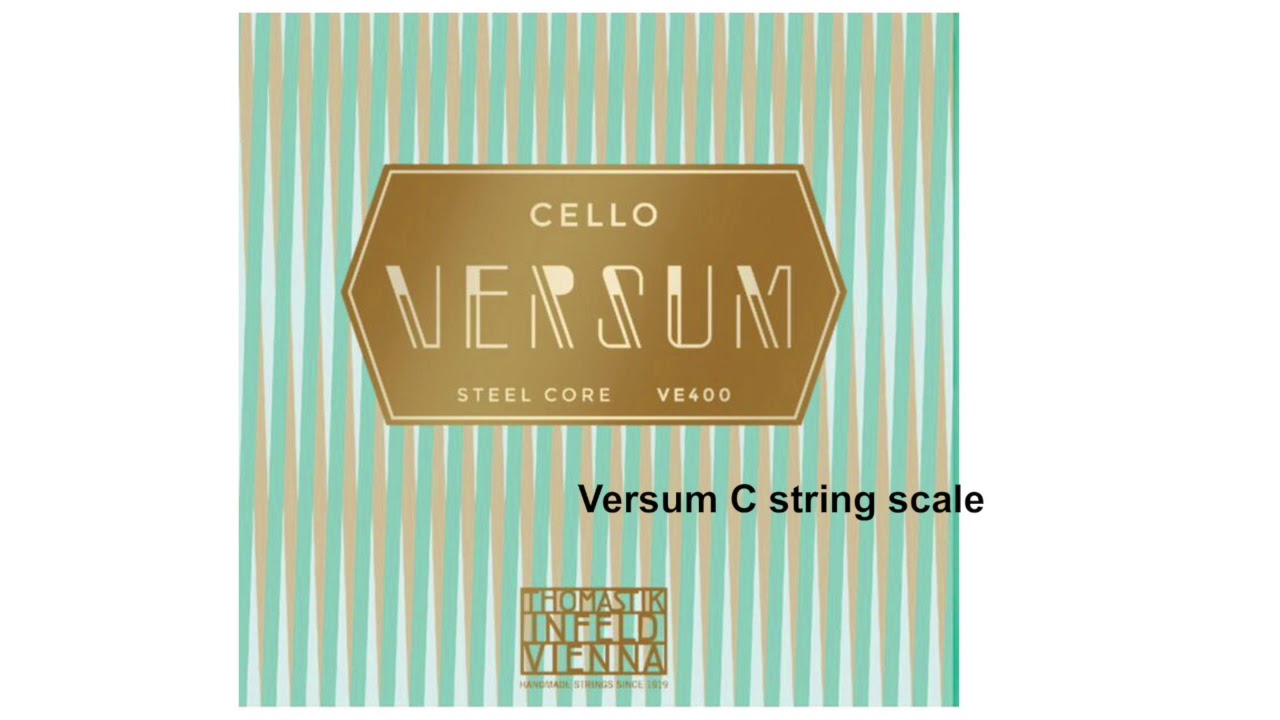 A Demonstration of Thomastik Versum and Versum Solo Cello Strings