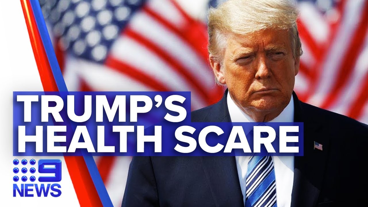Coronavirus: Donald Trump has coronavirus scare | Nine News Australia