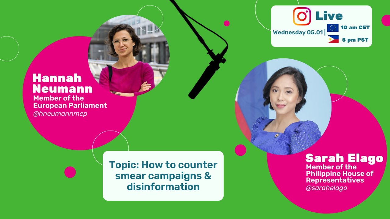 How to counter smear campaigns and disinformation - Sarah Elago & Hannah Neumann