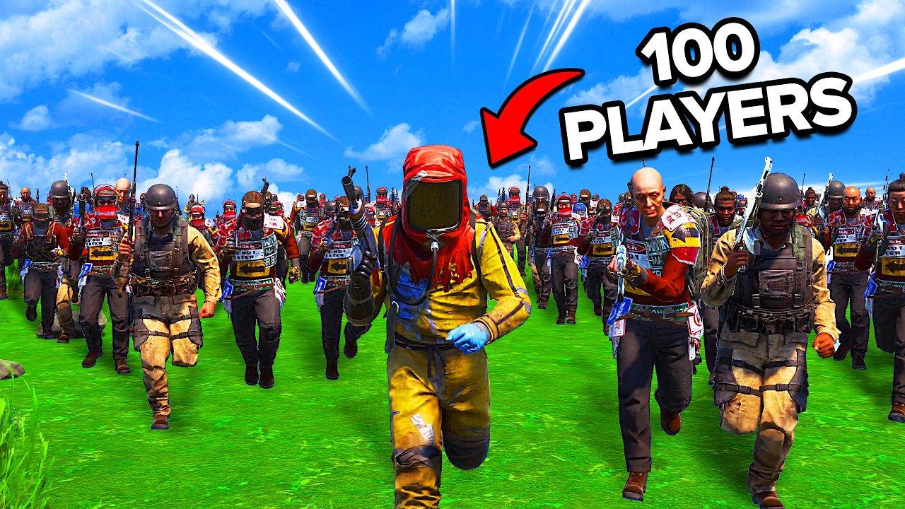 I Put 100 Players On A Modded Server In Rust...