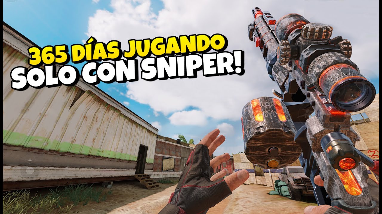 ASÍ ES JUGAR 365 DÍAS SOLO CON SNIPER - COD MOBILE