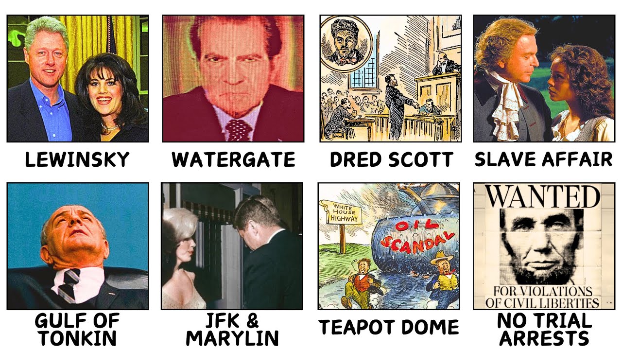 Every President's Most Shameful Scandal Explained in 22 Minutes