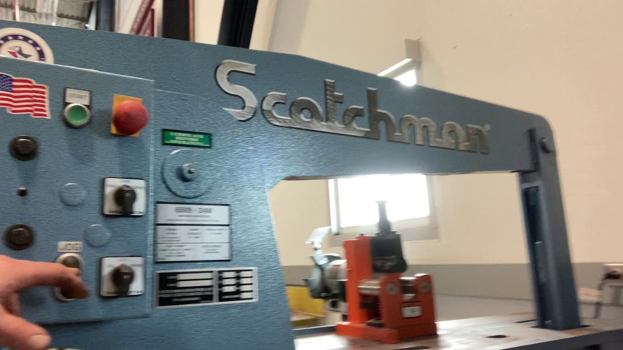 Operating the Scotchman Ironworker