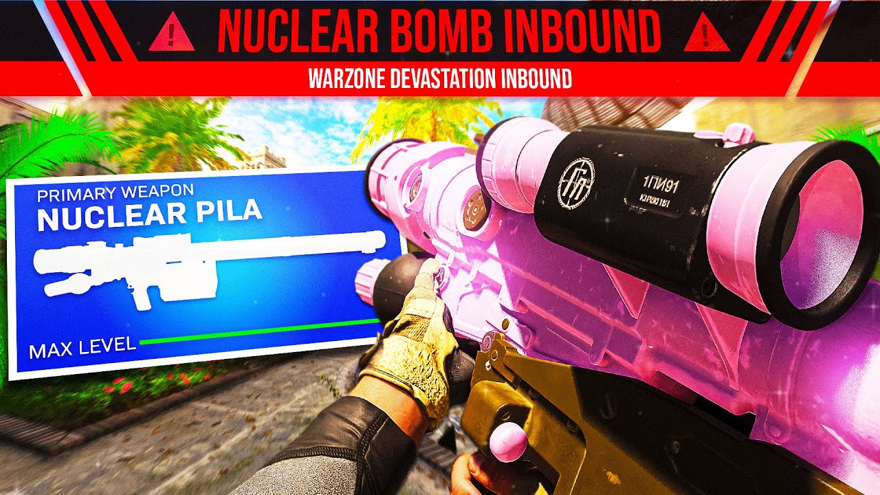 NUKE WITH EVERY GUN IN WARZONE!! (PILA)