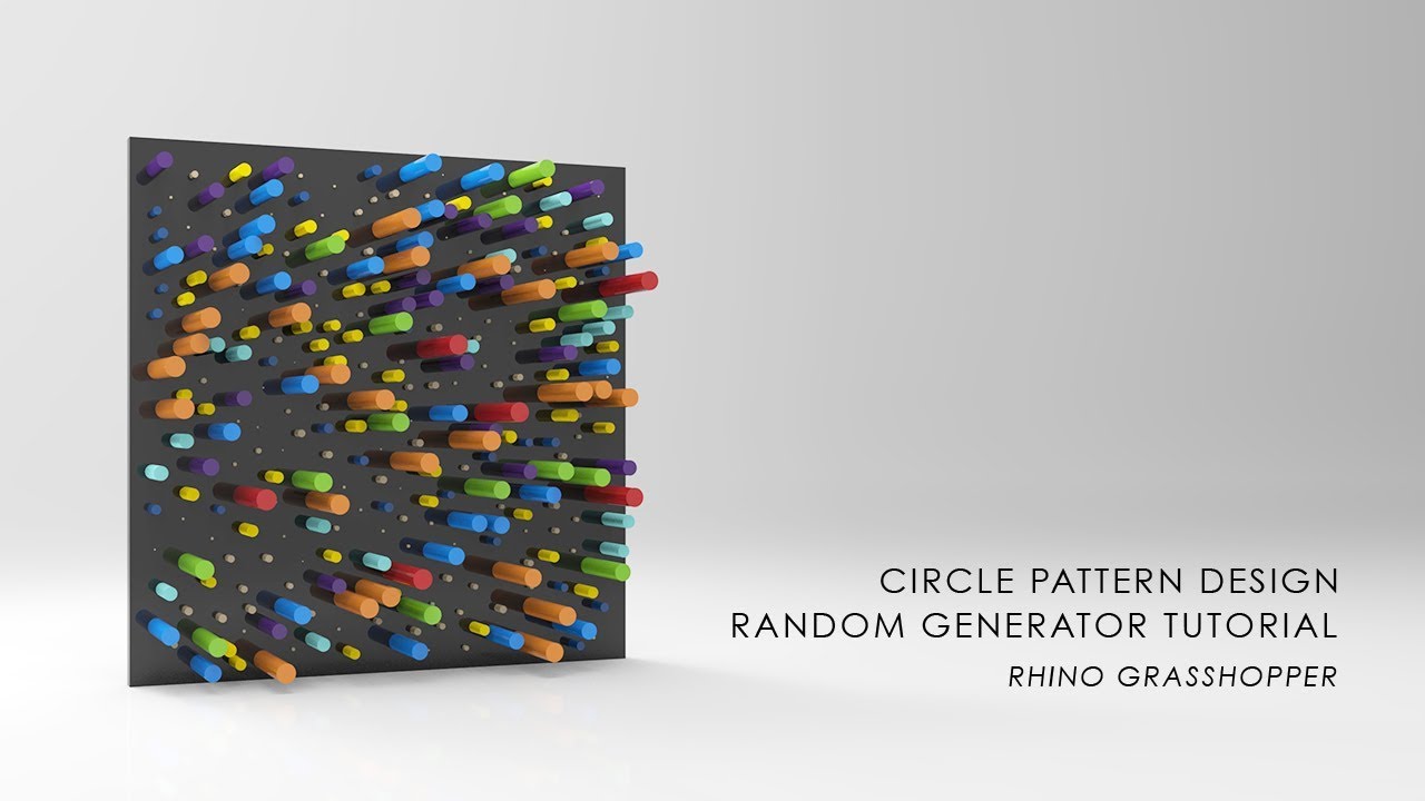 Circle Pattern Design_Random Generator Rhino Grasshopper Tutorial