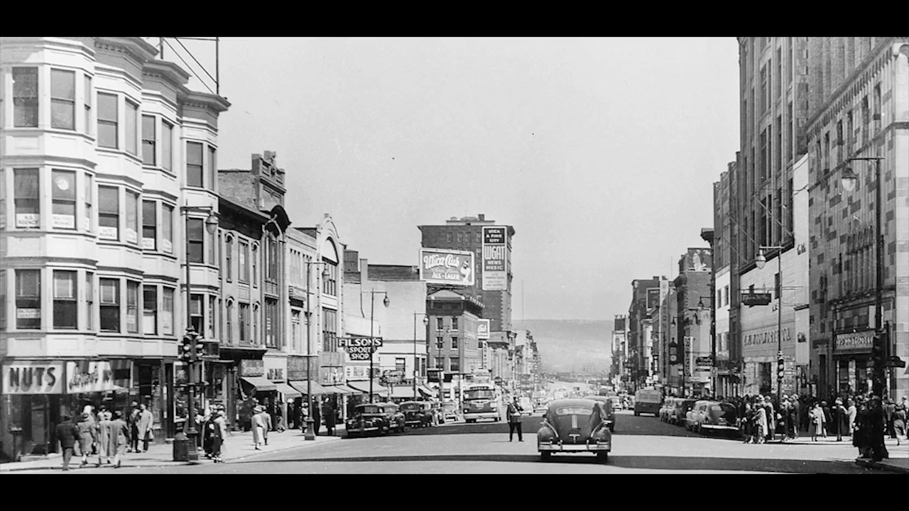 Downtown Utica, New York back in the day.