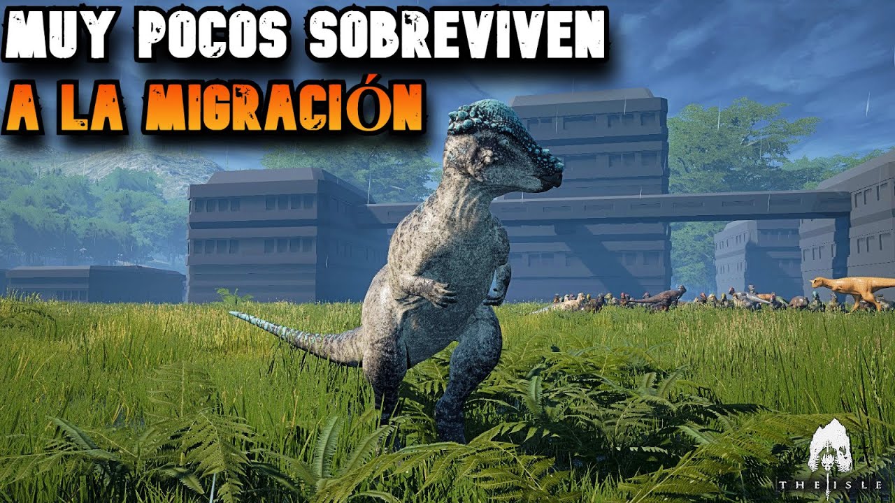 LA MIGRACIÓN MAS REALISTA Y COMPLICADA DE PACHYCEPHALOSAURUS EN THE ISLE // TODO SE PINTA DE SANGRE
