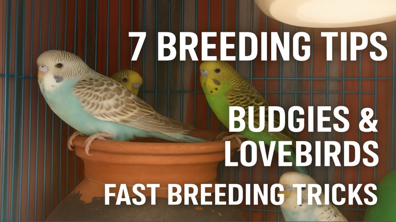 7 Proven Birds Breeding Tips 🔥 | Lovebirds & Budgies Faster Breeding Tricks