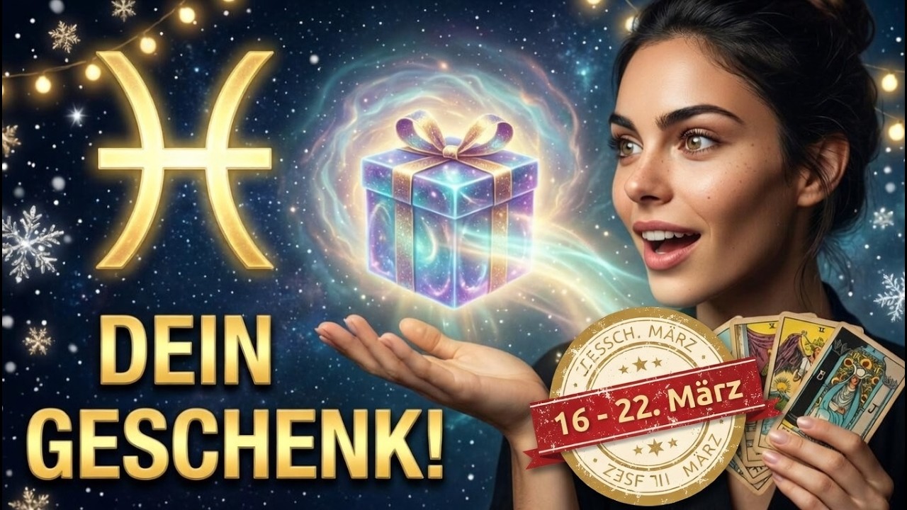 FISCHE ♓ 16.–22. MÄRZ: Emotionale HEILUNG & ein besonderes GESCHENK! ✨🎁🌊