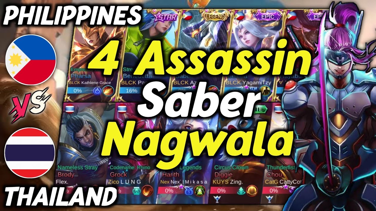 Saber Core Nagwala !! Binuhat ang 4 Assassin ng Team PH - National Arena Contest - Mobile Legends