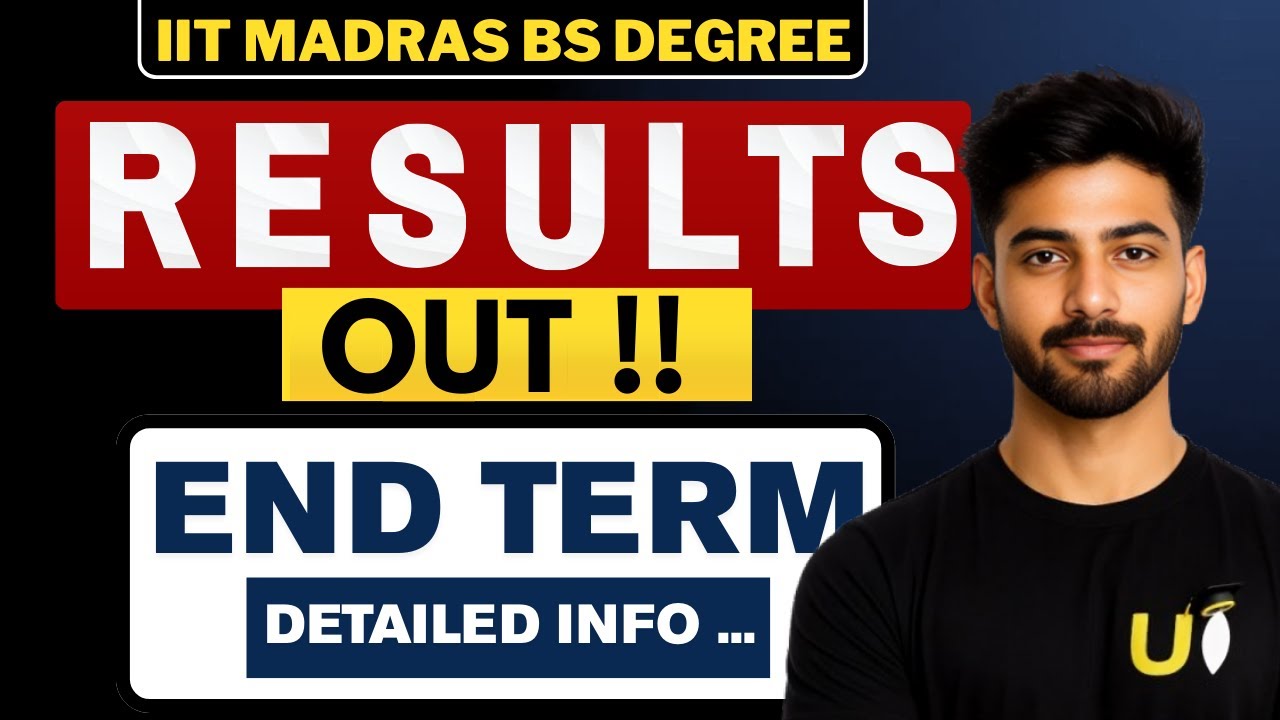 END TERM RESULT OUT ! | CGPA & GRADE |  IIT Madras BS Degree