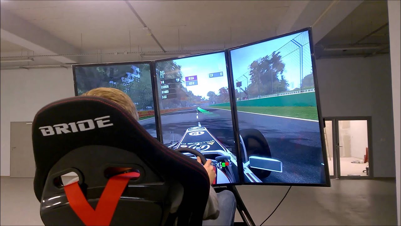 6DoF Motion Simulator run with F1 Simulator 2012 (PS-6TM-350)
