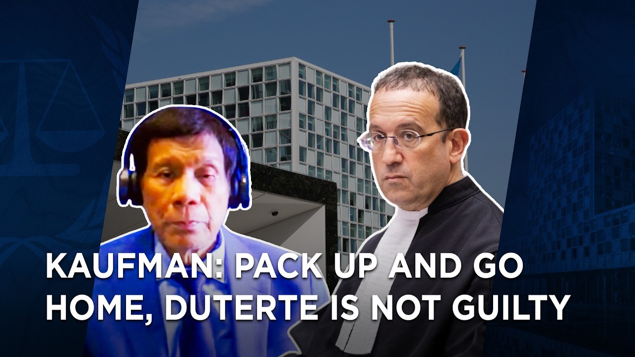 Kaufman: Pack up and go home, Duterte is not guilty