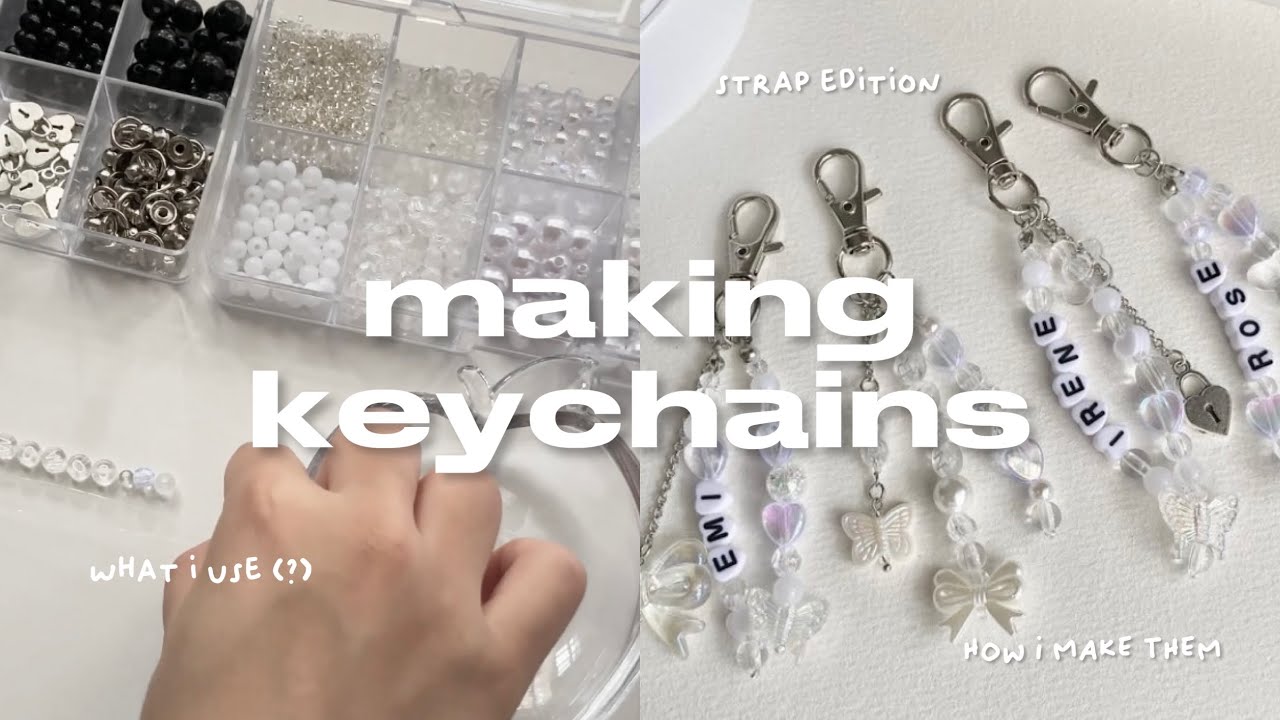 tutorial 🔎 how i make my keychains (strap edition)