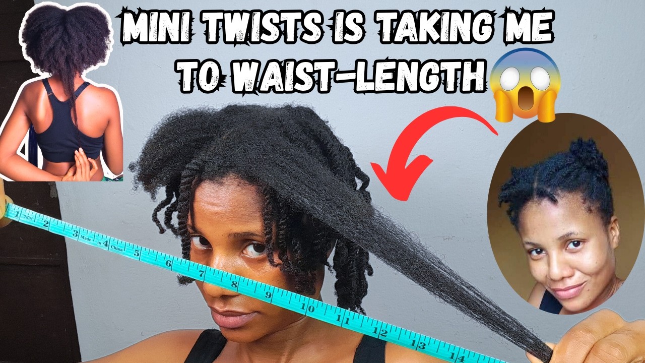 You will NEVER grow long hair in Mini Twists until this / Mini twists take down for length retention