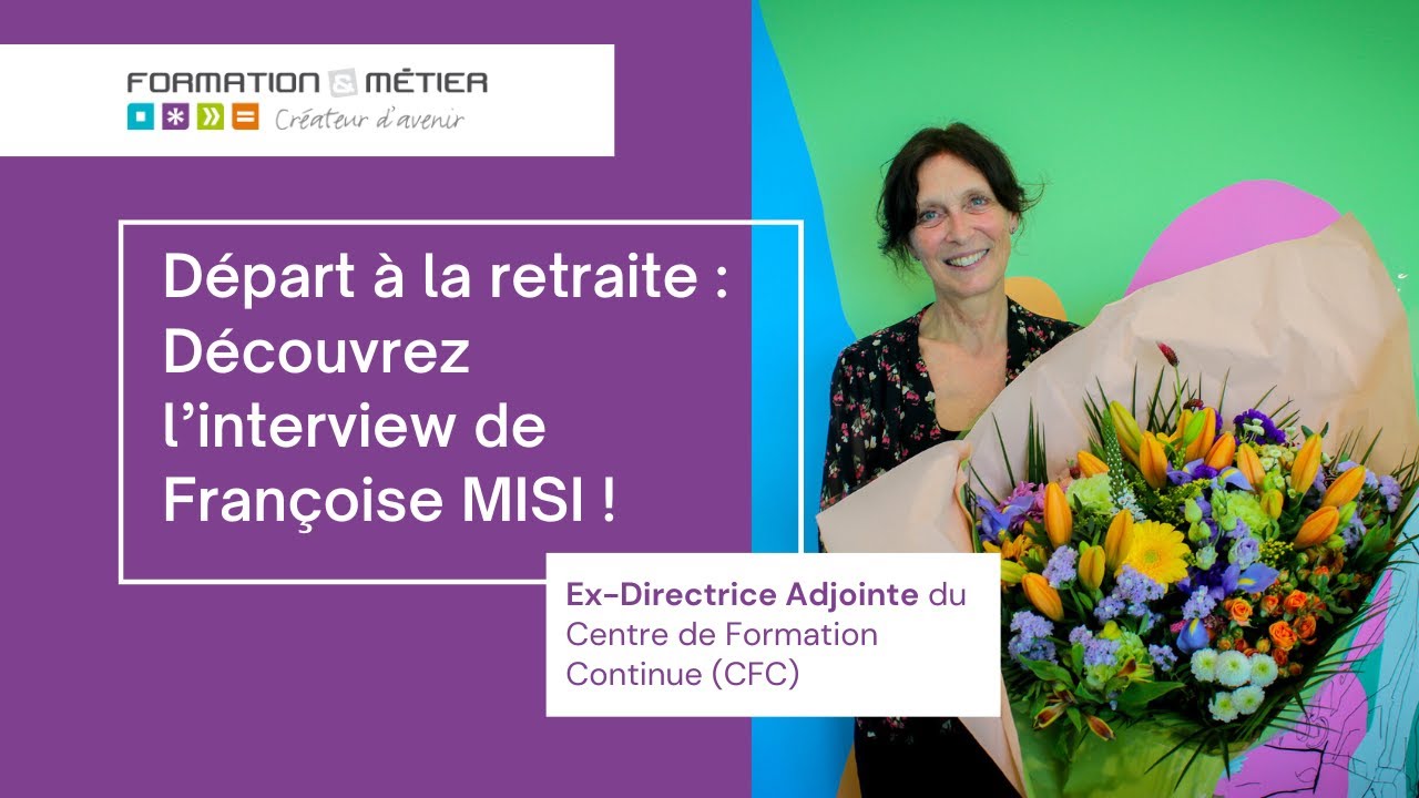 [#RETRAITE] ZOOM sur la carrière de Françoise MISI