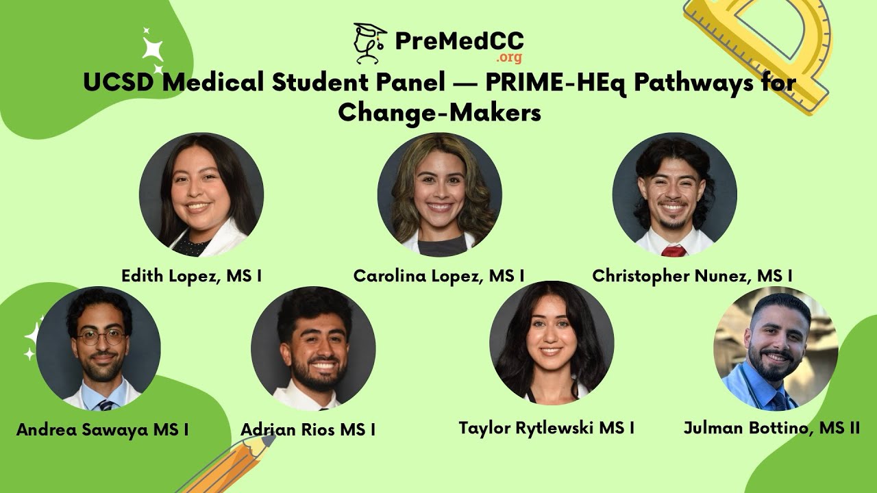 UCSD Medical Student Panel &mdash; PRIME-HEq Pathways for Change-Makers 