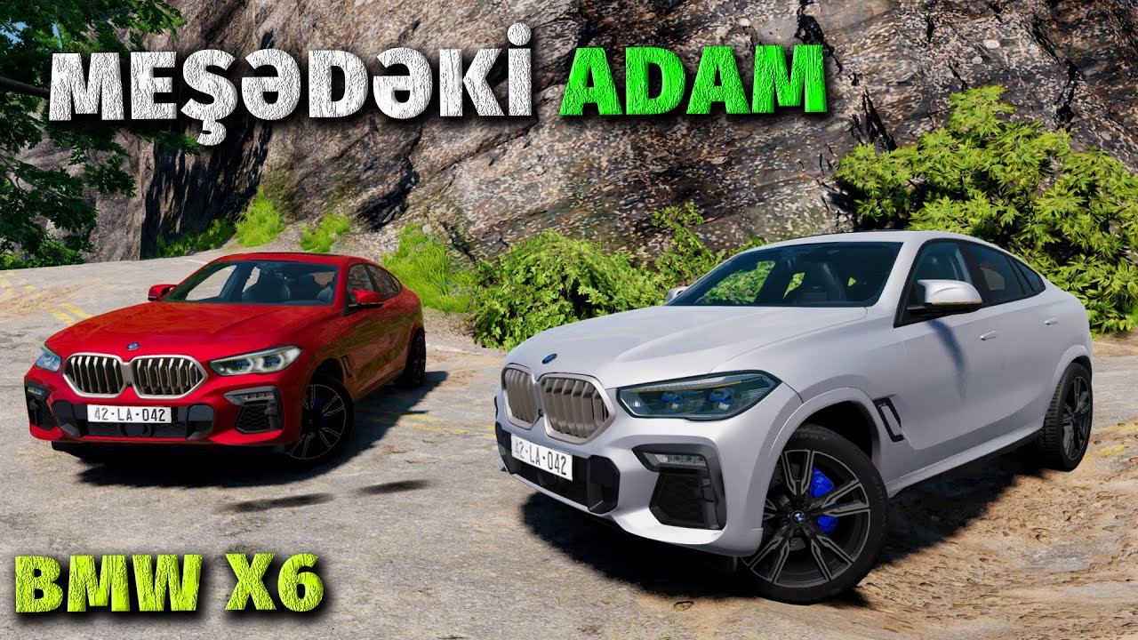 MEŞƏLİK'də OYANAN ADAM | BMW  X6 | BeamNG.Drive | Maşın Oyunları | 