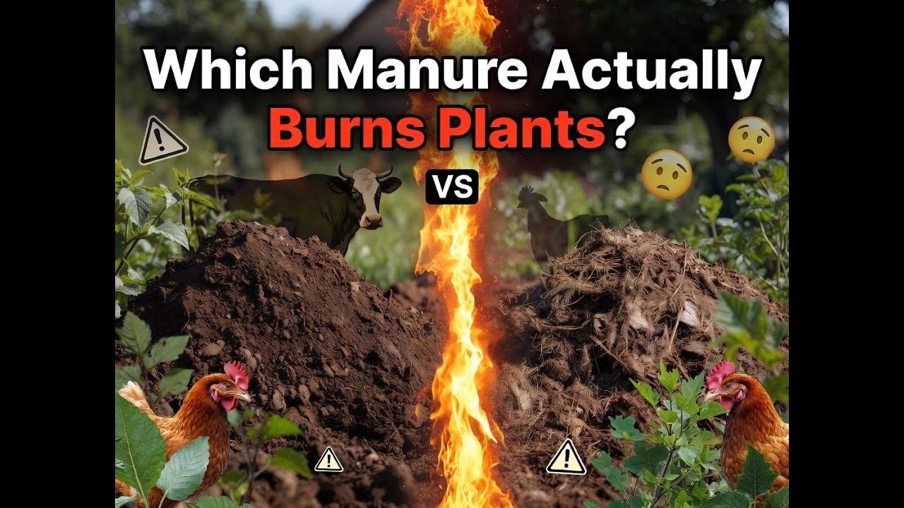 Cow Manure vs. Chicken Manure: Which One Actually Burns Plants?
