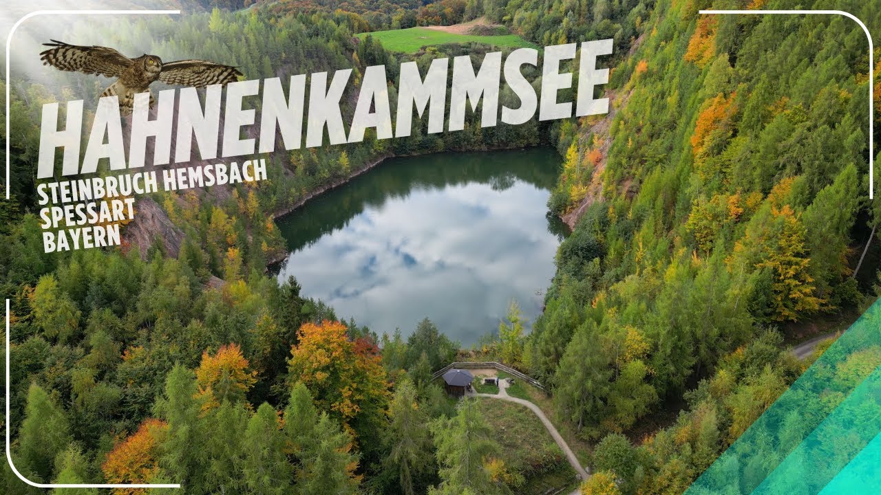 Hahnenkammsee | Hemsbachsee | Steinbruchsee |  Spessart | Bayern | Natur | Mömbris | Bergsee | 2025
