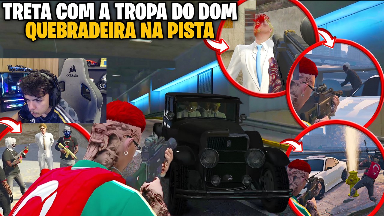BK SEQU3STROU A TROPA DO DOM | DEU RUIM | VIERAM ATRÁS DO BK | QUEBRADEIRA NA PISTA!