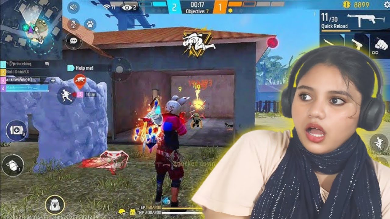 How To Play Garena Free Fire 🇮🇳❤️ Ziyana Gaming World