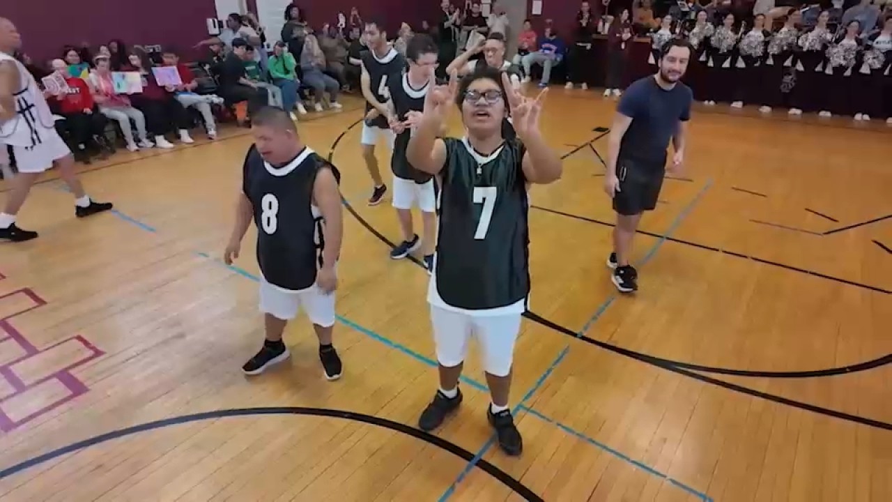 New Jersey high school hosts inclusive basketball game