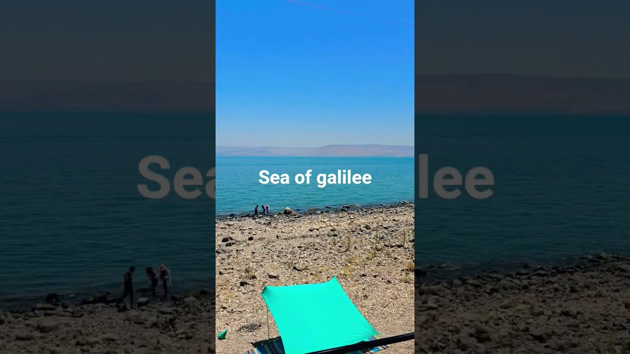 Sea of galilee #israel #travlevlog #tiberias #travel