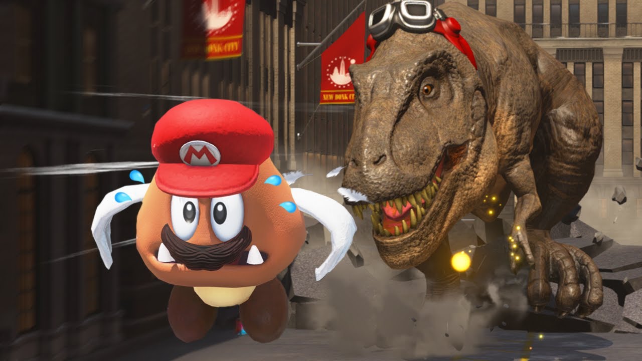 ¿Puede UN GOOMBA completar Super Mario Odyssey?
