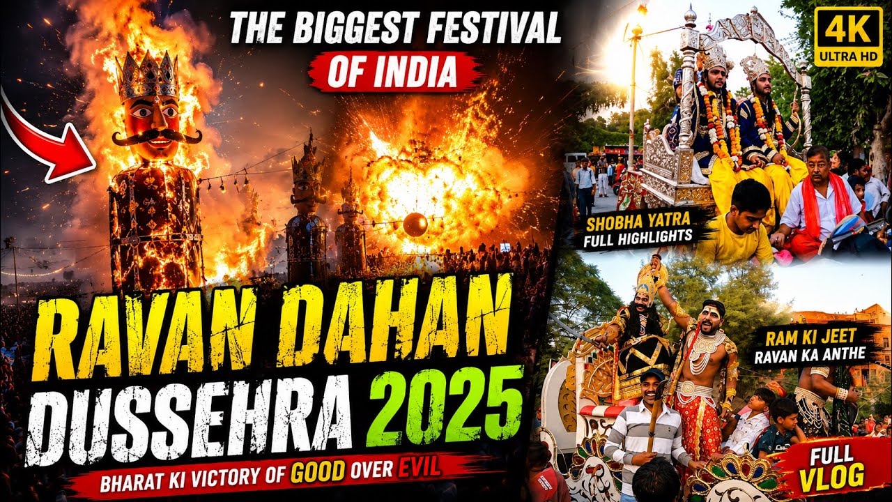 Dussehra in Amritsar 2025🔥Ravan Dahan Langoor Mela😍 Durgiana mandir Sitla Mandir vlog