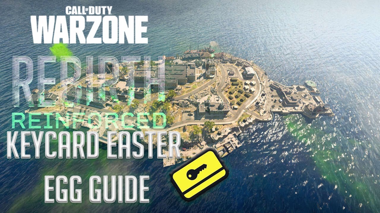 COD Warzone: REBIRTH REINFORCED KEYCARD EASTER EGG GUIDE!