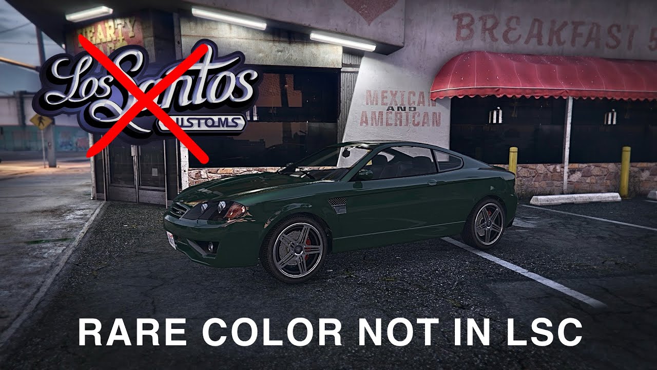 GTA Online - How to get Util Dark Green Color (Unobtainable in LSC)