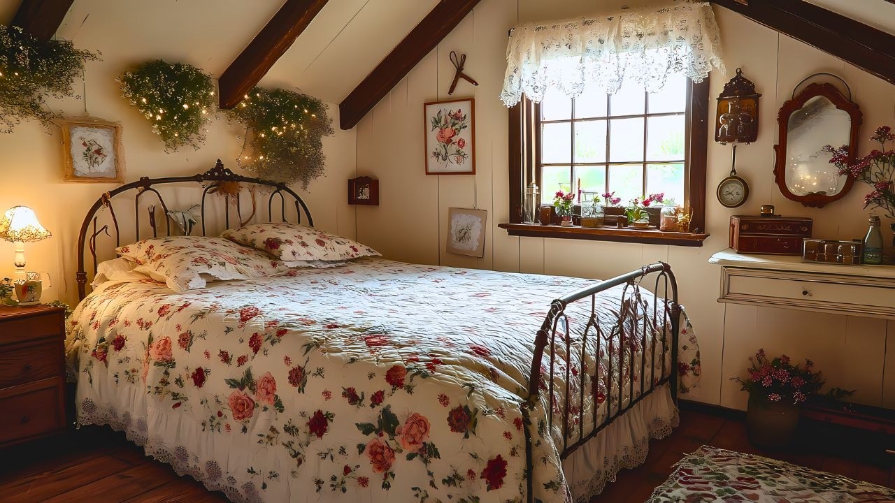 Grandmacore Glow: Illuminate Your Space with Vintage Shabby Chic Charm!