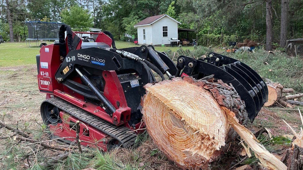 Cutting trees down and using  Toro TX 1000 👊🏻