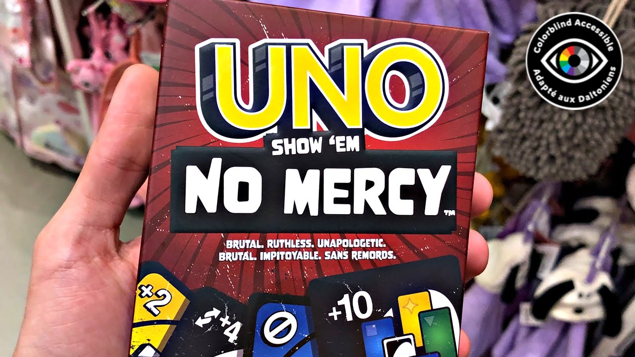 UNO No Mercy Colorblind Accesible 👁️ UNBOXING